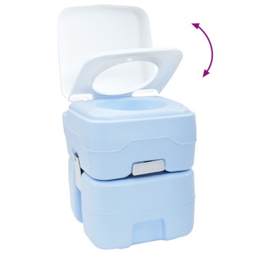 vidaXL Τουαλέτα Κάμπινγκ Μπλε 41,5 x 36,5 x 42 εκ.