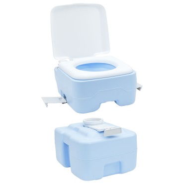 vidaXL Τουαλέτα Κάμπινγκ Μπλε 41,5 x 36,5 x 42 εκ.