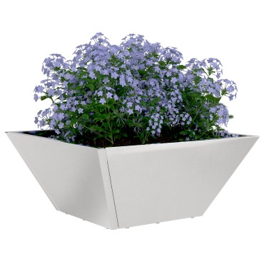 vidaXL Γλάστρες Κήπου 5 τμχ 35x35x15 εκ. Ανοξείδωτο Ατσάλι