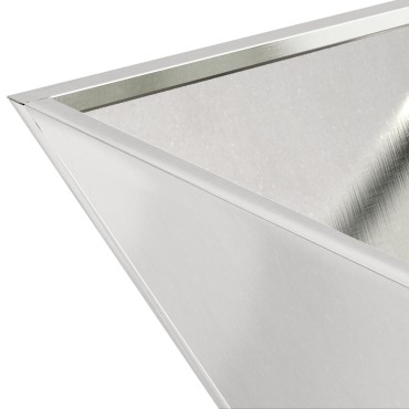 vidaXL Γλάστρες Κήπου 5 τμχ 35x35x15 εκ. Ανοξείδωτο Ατσάλι