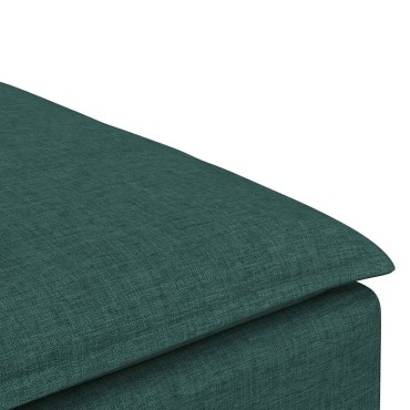 vidaXL Υποπόδιο Καναπέ Σκούρο Πράσινο 100x100x48 εκ.