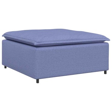 vidaXL Υποπόδιο Καναπέ Τζιν Μπλε 100x100x48 εκ.