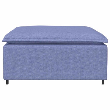 vidaXL Υποπόδιο Καναπέ Τζιν Μπλε 100x100x48 εκ.