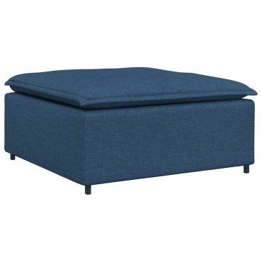 vidaXL Υποπόδιο Καναπέ Μπλε 100x100x48 εκ.