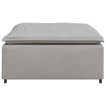 vidaXL Υποπόδιο Καναπέ-Μονάδα Γκρι 100 x 100 x 48 εκ.