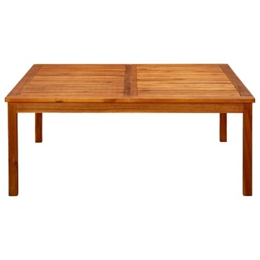 vidaXL Τραπεζάκι Σαλονιού Κήπου 110x110x45cm Μασίφ Ξύλο Ακακίας 1 τεμ.
