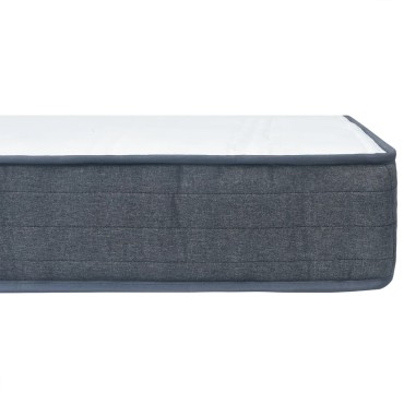 vidaXL Στρώμα Boxspring 80x160x20cm μέτριας απαλότητας Υφασμάτινο 1 τεμ. - Μονό