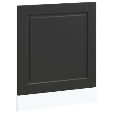 vidaXL Πίνακας πλυντηρίου πιάτων Porto Μαύρο 60x1,5x57cm Επεξ. Ξύλο
