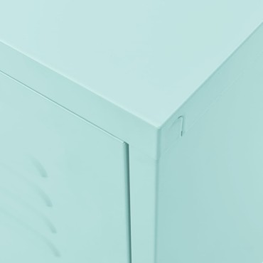 vidaXL Έπιπλο Τηλεόρασης Χρώμα Μέντας 105x35x50cm από Ατσάλι