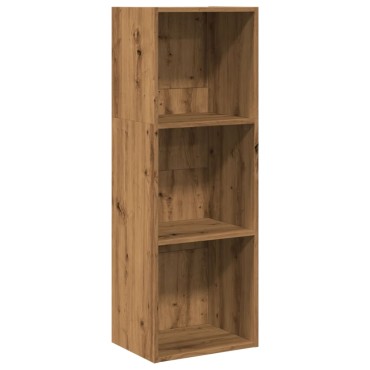 vidaXL Βιβλιοθήκη Αρτισιανή Δρυς 40x30x114cm από Επεξεργασμένο Ξύλο 1 τεμ.