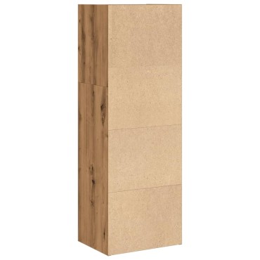 vidaXL Βιβλιοθήκη Αρτισιανή Δρυς 40x30x114cm από Επεξεργασμένο Ξύλο 1 τεμ.