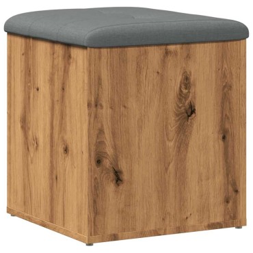 Πάγκος αποθήκευσης vidaXL Artisan Oak 42x42x45cm Κατασκευασμένο ξύλο