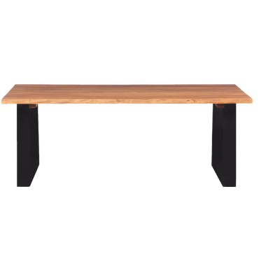vidaXL Τραπεζάκι Σαλονιού 110x60x40cm από Μασίφ Ξύλο Ακακίας 1 τεμ.