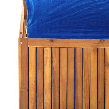 vidaXL Μπαούλο Αποθήκευσης Καφασωτό 99x50x160cm Μασίφ Ξύλο Ακακίας 1 τεμ.