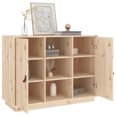 vidaXL Ντουλάπι 100x40x75cm από Μασίφ Ξύλο Πεύκου 1 τεμ.