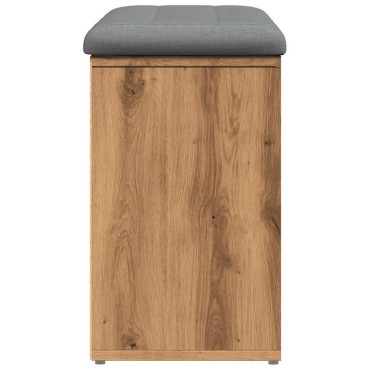 Πάγκος παπουτσιών vidaXL Artisan Oak 82x32x50cm Κατασκευασμένο ξύλο