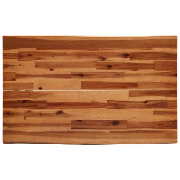 vidaXL Τραπεζαρία με Live Edge 110x70x75cm από Μασίφ Ξύλο Ακακίας 1 τεμ.