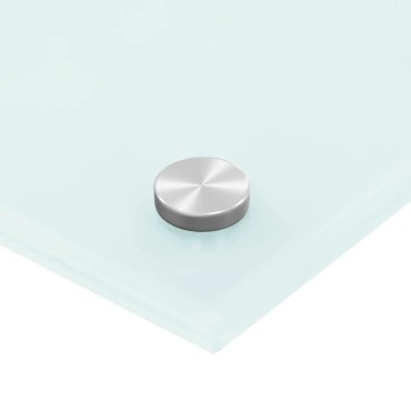 vidaXL Πλάτη Κουζίνας Γαλακτώδες 70 x 40 εκ. από Ψημένο Γυαλί