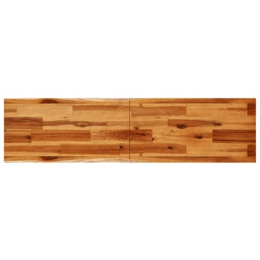 vidaXL Τραπέζι Κονσόλα με Live Edge 140x40x80cm Μασίφ Ξύλο Ακακίας 1 τεμ.