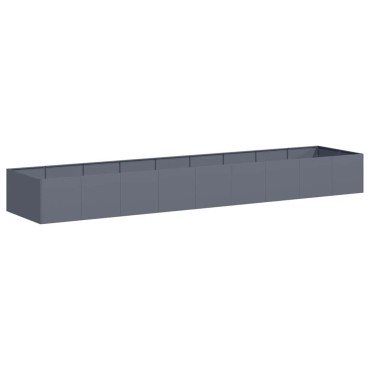 vidaXL Ζαρντινιέρα Ανθρακί 360x80x40 εκ. από Χάλυβα