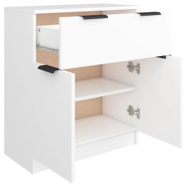 vidaXL Ντουλάπι Λευκό 60x30x70cm από Επεξεργασμένο Ξύλο 1 τεμ.