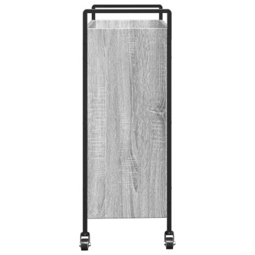 vidaXL Τρόλεϊ Κουζίνας Sonoma Γκρι 70x30x82cm από Επεξεργασμένο Ξύλο 1 τεμ.