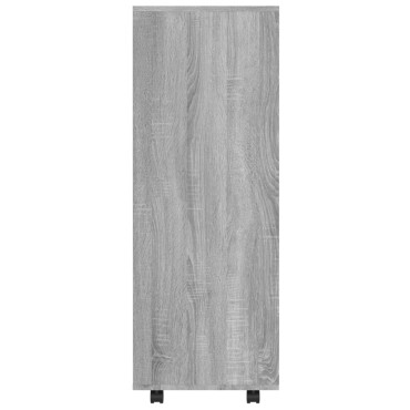 vidaXL Ντουλάπα Γκρι Sonoma 80x40x110cm από Επεξεργασμένο Ξύλο 1 τεμ.