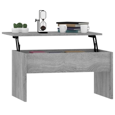 vidaXL Τραπεζάκι Σαλονιού Γκρι Sonoma80x50,5x41,5cm Επεξεργασμένο Ξύλο 1 τεμ.