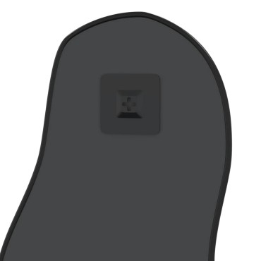 vidaXL Καθρέφτης Τοίχου Μαύρος 100 x 45 εκ.
