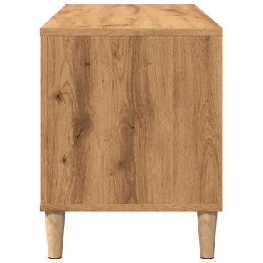 vidaXL Έπιπλο Δίσκων τεχνίτης Δρυς 100x38x48cm από Επεξεργασμένο Ξύλο 1 τεμ.