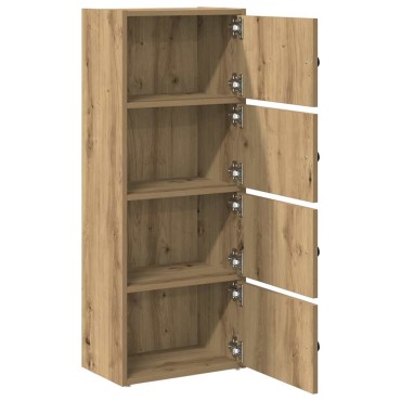 vidaXL Βιβλιοθήκη Αρτισιανή Δρυς 40x24x102cm Επεξ. Ξύλο 1 τεμ.