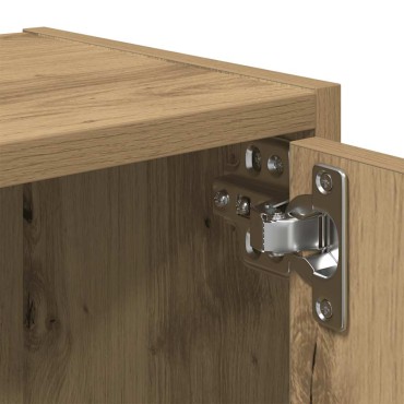 vidaXL Βιβλιοθήκη Αρτισιανή Δρυς 40x24x102cm Επεξ. Ξύλο 1 τεμ.