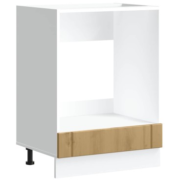 ντουλάπι φούρνου vidaXL "Lucca" Artisan Oak Engineered Wood 60x46x81,5cm
