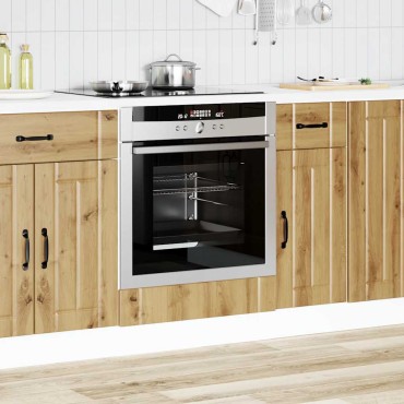 ντουλάπι φούρνου vidaXL "Lucca" Artisan Oak Engineered Wood 60x46x81,5cm