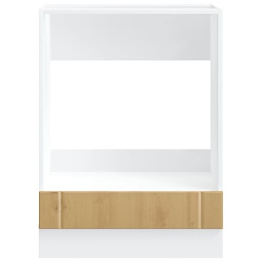 ντουλάπι φούρνου vidaXL "Lucca" Artisan Oak Engineered Wood 60x46x81,5cm