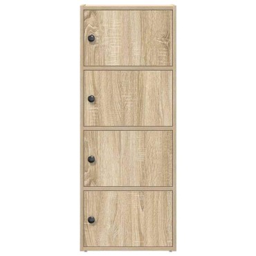 vidaXL Βιβλιοθήκη Sonoma Δρυς 40x24x102cm από Επεξεργασμένο Ξύλο 1 τεμ.