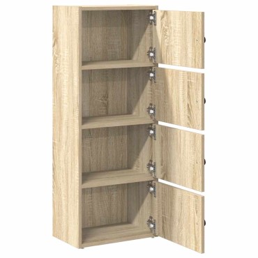 vidaXL Βιβλιοθήκη Sonoma Δρυς 40x24x102cm από Επεξεργασμένο Ξύλο 1 τεμ.