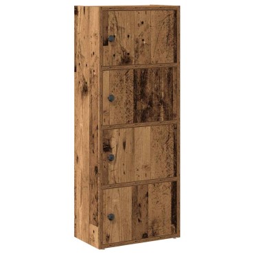 vidaXL Βιβλιοθήκη Όψη Παλαιού Ξύλου 40x24x102cm Επεξεργασμένο Ξύλο 1 τεμ.