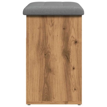 Πάγκος παπουτσιών vidaXL Artisan Oak 62x32x50cm Κατασκευασμένο ξύλο