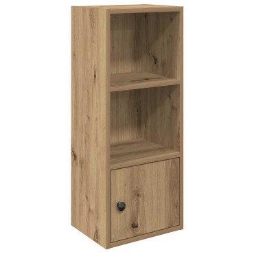 vidaXL Βιβλιοθήκη Αρτισιανή Δρυς 31x24x77cm Επεξ. Ξύλο 1 τεμ.