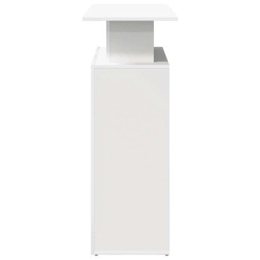 vidaXL Γραφείο Υποδοχής Λευκό 100x40x104cm από Τεχνητό Ξύλο 1 τεμ.