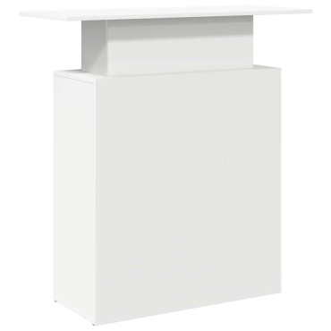vidaXL Γραφείο Υποδοχής Λευκό 100x40x104cm από Τεχνητό Ξύλο 1 τεμ.