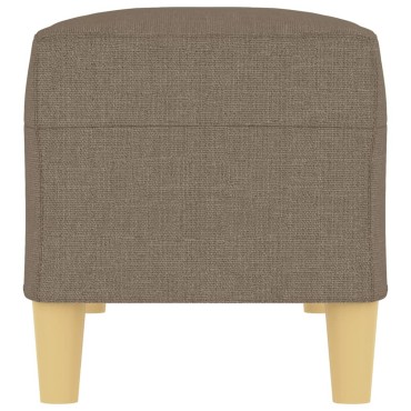 vidaXL Πάγκος Taupe 100x35x41cm Υφασμάτινος 1 τεμ.