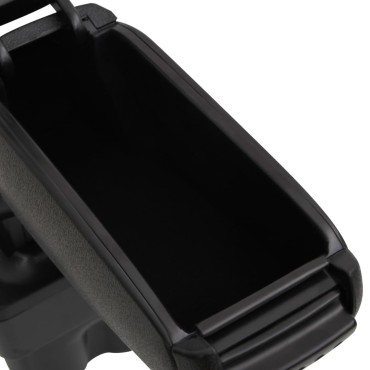vidaXL Τεμπέλης Αυτοκινήτου Μαύρος 17 x 32 x (35,5-52) εκ. από ABS