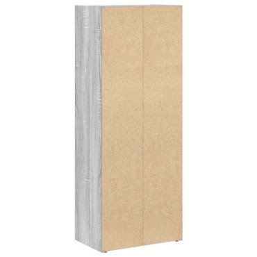 vidaXL Βιβλιοθήκη Γκρι Sonoma 40x24x102cm από Επεξεργασμένο Ξύλο 1 τεμ.