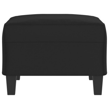 vidaXL Υποπόδιο Μαύρο 70x55x41cm από Ύφασμα Μικροϊνών 1 τεμ.