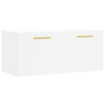 vidaXL Ντουλάπι Τοίχου Λευκό 80x36,5x35cm από Επεξεργασμένο Ξύλο 1 τεμ.