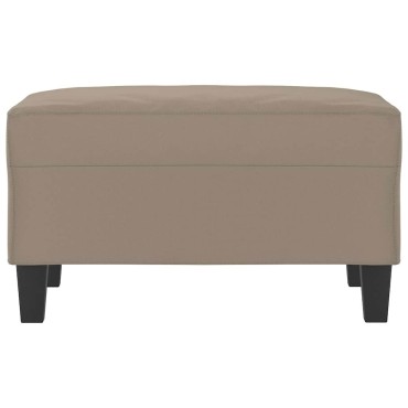 vidaXL Υποπόδιο Taupe 70x55x41cm από Ύφασμα Μικροϊνών 1 τεμ.