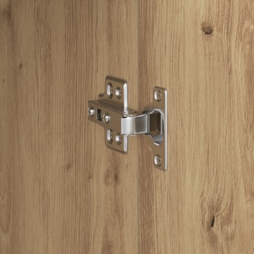 vidaXL Γραφείο Artisan Oak 133.5x50x124cm 2 τμχ. 1 τεμ.