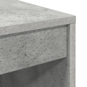 vidaXL Γραφείο Σκυρόδεμα Γκρι 125,5x40x127cm 2 τμχ. 1 τεμ.